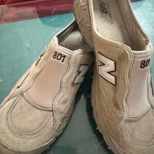 New Balance Men's Beige Slip-On Sneakers